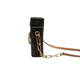 ルイ・ヴィトン LOUIS VUITTON フォーンボックス M44914 ブラウンゴールド金具 PVC レディース ショルダーバッグ