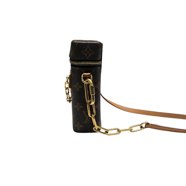 ルイ・ヴィトン LOUIS VUITTON フォーンボックス M44914 ブラウンゴールド金具 PVC レディース ショルダーバッグ