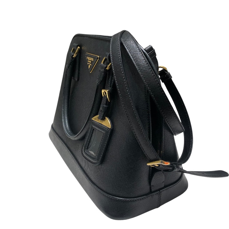 プラダ PRADA サフィアーノハンドバッグ 1BA567 ブラック/GD金具 サフィアーノハンドバッグ レディース ハンドバッグ