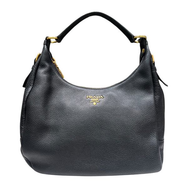 プラダ PRADA ヴィッテロダイノ ワンショルダーバッグ BR4311 ブラック 牛革 レディース ハンドバッグ