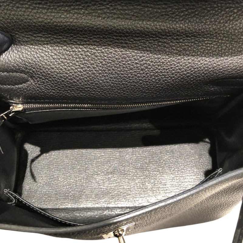 エルメス HERMES ケリー25 Z刻 ブラック　SV金具 トゴ レディース ハンドバッグ