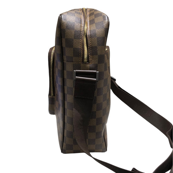 ルイ・ヴィトン LOUIS VUITTON オラフMM N41441 ブラウン PVC ユニセックス ショルダーバッグ