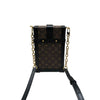 ルイ・ヴィトン LOUIS VUITTON ポシェットトランクヴェルティカル M63913 ブラウンゴールド金具 PVC レディース ショルダーバッグ