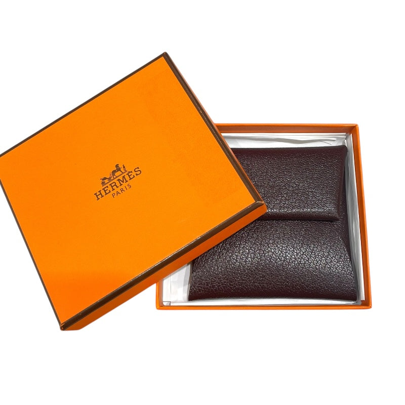 エルメス HERMES バスティア B刻 ルージュセリエ エプソン ユニセックス コインケース