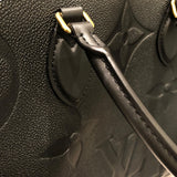 ルイ・ヴィトン LOUIS VUITTON オンザゴーGM M44925 ブラックGD金具 アンプラント ユニセックス ハンドバッグ