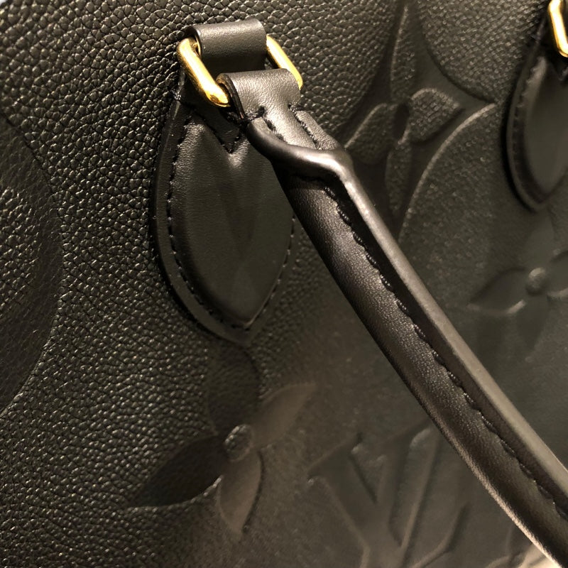 ルイ・ヴィトン LOUIS VUITTON オンザゴーGM M44925 ブラックGD金具 アンプラント ユニセックス ハンドバッグ