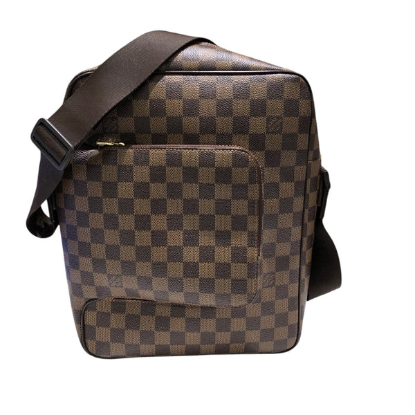 ルイ・ヴィトン LOUIS VUITTON オラフMM N41441 ブラウン PVC ユニセックス ショルダーバッグ