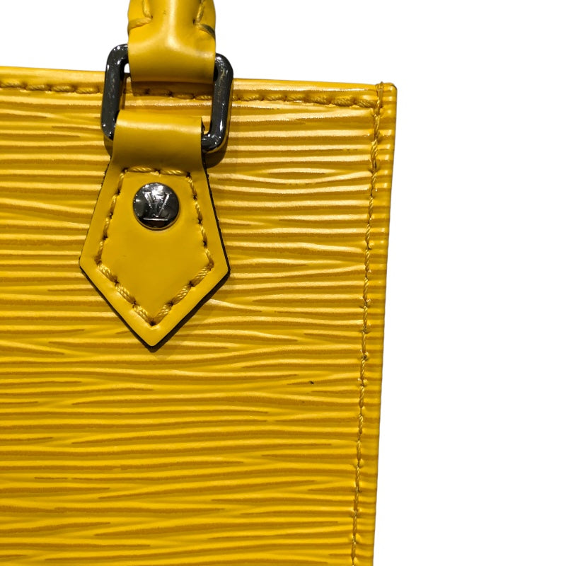 ルイ・ヴィトン LOUIS VUITTON プティット・サックプラ M81068 イエロー エピ レディース ショルダーバッグ