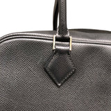 エルメス HERMES プリュム28 □ ブラック　SV金具 エプソン レディース ハンドバッグ