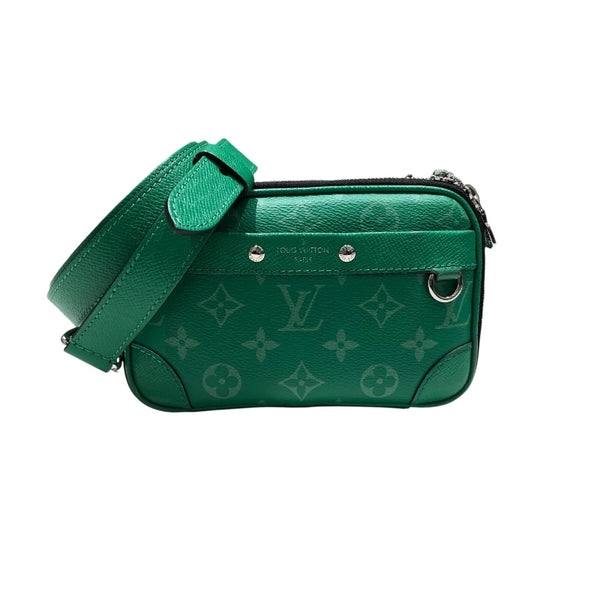 ルイ・ヴィトン LOUIS VUITTON アルファ・ウェアラブルウォレットNV M30997 グリーン PVC メンズ ショルダーバッグ