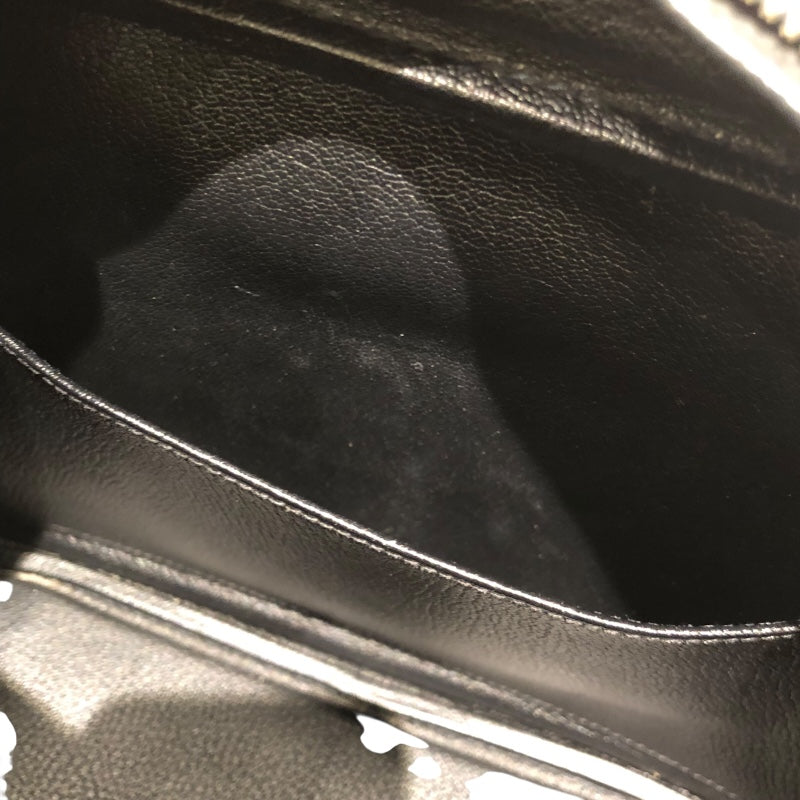 エルメス HERMES プリュム28 □ ブラック　SV金具 エプソン レディース ハンドバッグ