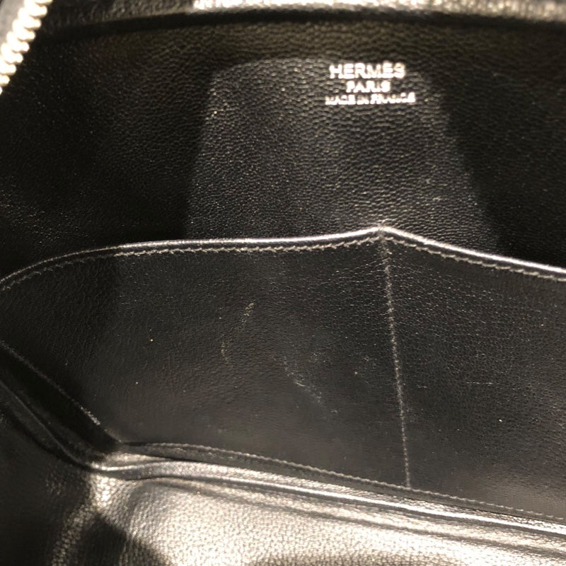 エルメス HERMES プリュム28 □ ブラック　SV金具 エプソン レディース ハンドバッグ