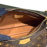 ルイ・ヴィトン LOUIS VUITTON ミュルティ・ポシェット・アクセソワール M44813 緑 モノグラム ユニセックス ショルダーバッグ