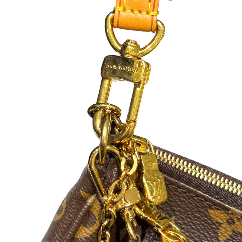 ルイ・ヴィトン LOUIS VUITTON ミュルティ・ポシェット・アクセソワール M44813 緑 モノグラム ユニセックス ショルダーバッグ