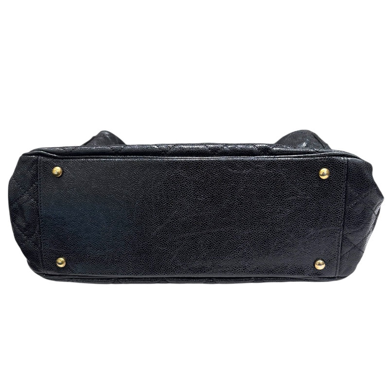 シャネル CHANEL 2WAYチェーントートバッグ A67155 ブラック GD金具 キャビアスキン レディース ハンドバッグ