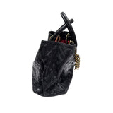 シャネル CHANEL 2WAYチェーントートバッグ A67155 ブラック GD金具 キャビアスキン レディース ハンドバッグ