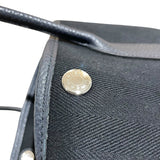 エルメス HERMES ガーデンパーティTPM Z刻 ブラック・ブルーインディゴ　SV金具 トワル・ネゴンダ レディース トートバッグ