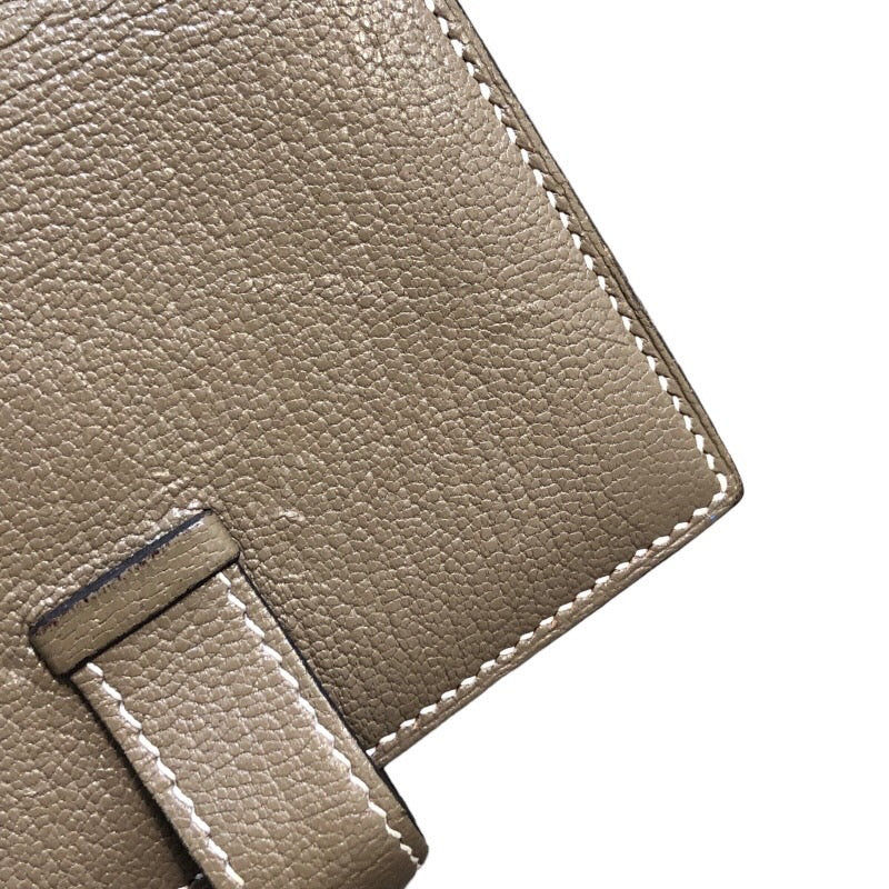 エルメス HERMES ベアンミニ Z刻印 エトゥープ x シルバー金具