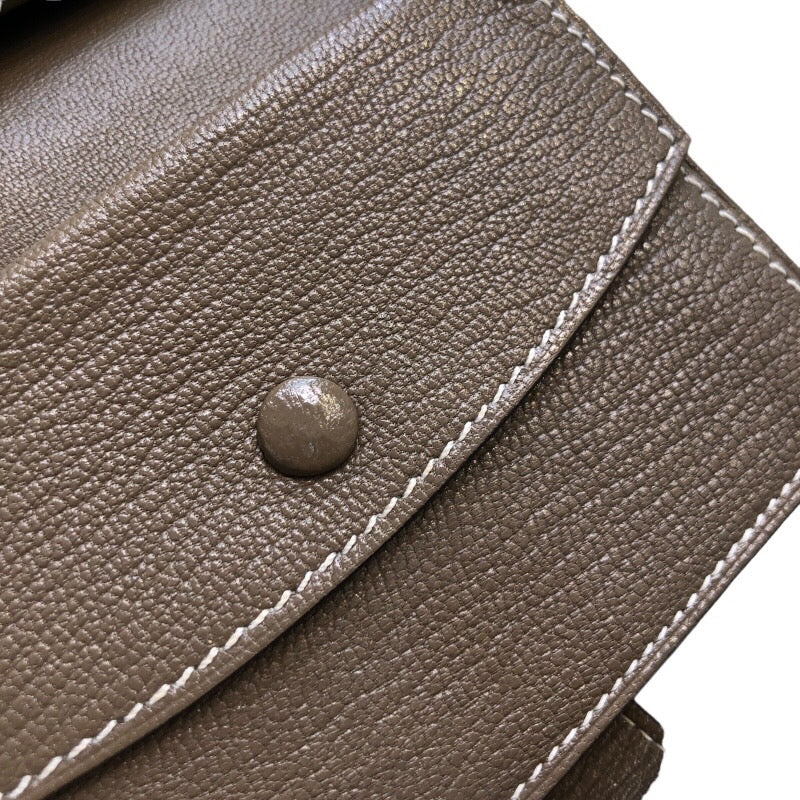 エルメス HERMES ベアンミニ Z刻印 エトゥープ x シルバー金具