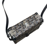 ゴヤール GOYARD ミノディエールトランクバッグ ブラック　SV金具 PVC ユニセックス ショルダーバッグ