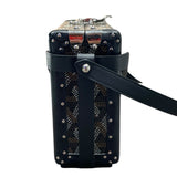 ゴヤール GOYARD ミノディエールトランクバッグ ブラック　SV金具 PVC ユニセックス ショルダーバッグ