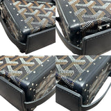 ゴヤール GOYARD ミノディエールトランクバッグ ブラック　SV金具 PVC ユニセックス ショルダーバッグ