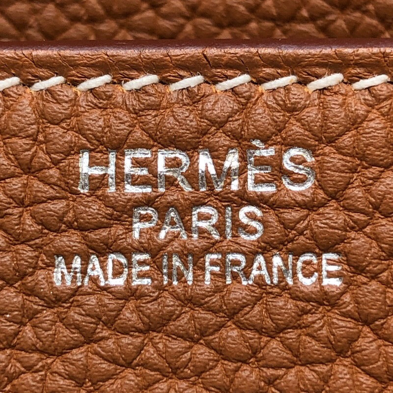 エルメス HERMES バーキン35 Z刻印 ゴールド x シルバー金具 トゴ レディース ハンドバッグ