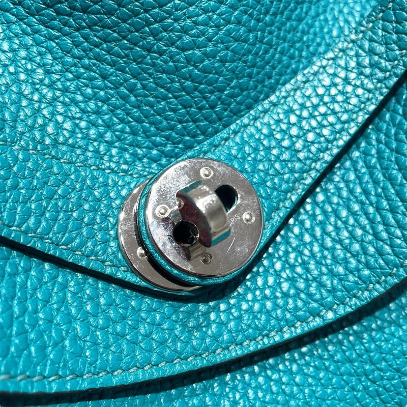 エルメス HERMES リンディ30 X刻 ヴェールヴェローヌ　SV金具 トリヨン レディース ショルダーバッグ