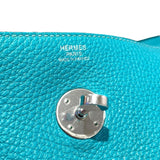 エルメス HERMES リンディ30 X刻 ヴェールヴェローヌ　SV金具 トリヨン レディース ショルダーバッグ