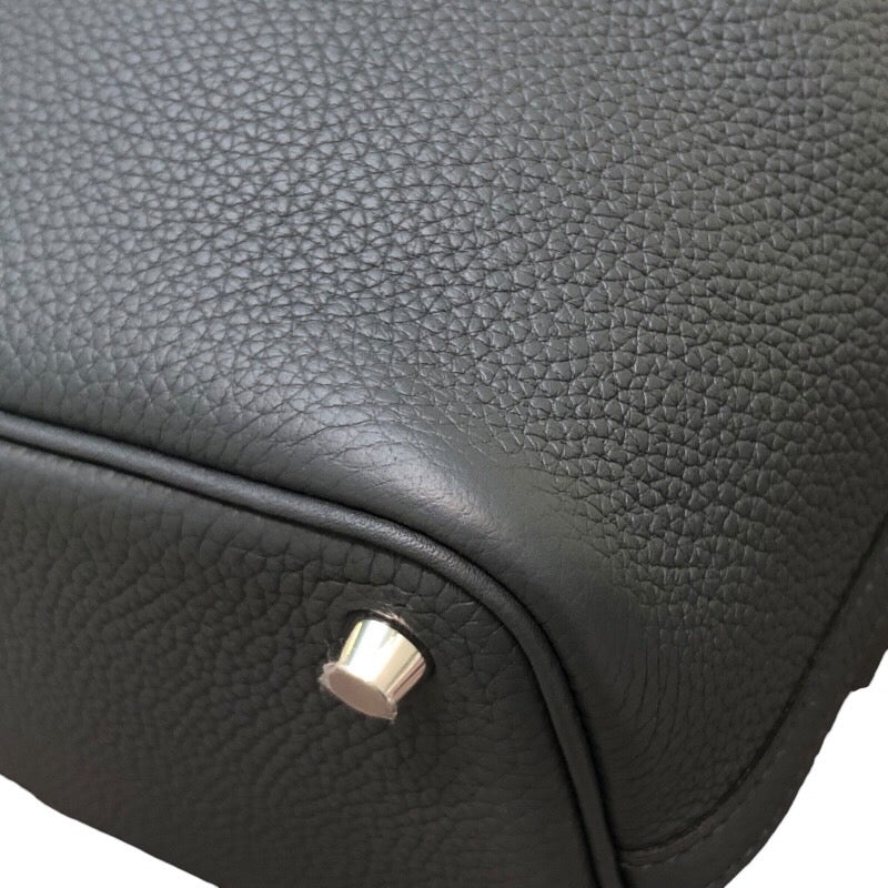 エルメス HERMES ピコタンロックPM W刻印 グリミスティ シルバー金具 トリヨンクレマンス レディース ハンドバッグ