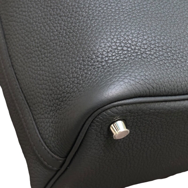 エルメス HERMES ピコタンロックPM W刻印 グリミスティ シルバー金具 トリヨンクレマンス レディース ハンドバッグ