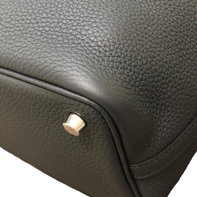 エルメス HERMES ピコタンロックPM W刻印 グリミスティ シルバー金具 トリヨンクレマンス レディース ハンドバッグ