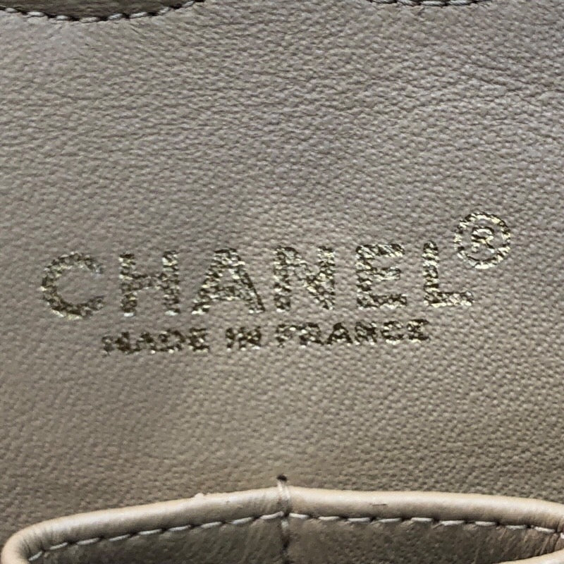 シャネル CHANEL マトラッセ25 A01112　6番台 ベージュ×ゴールド金具 キャビアスキン レディース ショルダーバッグ