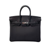 エルメス HERMES バーキン25 G刻印 ブラック シルバー金具 トゴ レディース ハンドバッグ
