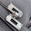 エルメス HERMES バーキン25 G刻印 ブラック シルバー金具 トゴ レディース ハンドバッグ