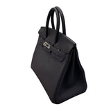 エルメス HERMES バーキン25 G刻印 ブラック シルバー金具 トゴ レディース ハンドバッグ