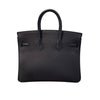エルメス HERMES バーキン25 G刻印 ブラック シルバー金具 トゴ レディース ハンドバッグ