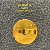 エルメス HERMES リンディ26 D刻印 ブラック×ゴールド金具 トリヨンクレマンス レディース ショルダーバッグ