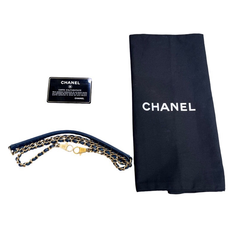 シャネル CHANEL ココハンドルXS Vステッチ A92990 ネイビー ゴールド金具 カーフスキン レディース ハンドバッグ