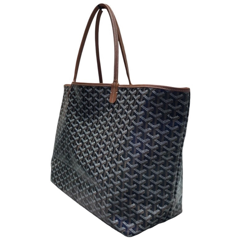 ゴヤール GOYARD サンルイGM ブラック・ブラウン PVC ユニ