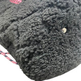 シャネル CHANEL ココネージュマトラッセチェーンショルダー AS0981 ブラック・ピンク ツイード・ムートン レディース ショルダーバッグ
