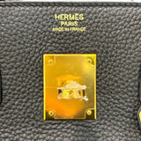 エルメス HERMES バーキン30 A刻印 ブラック×ゴールド金具 トゴ レディース ハンドバッグ