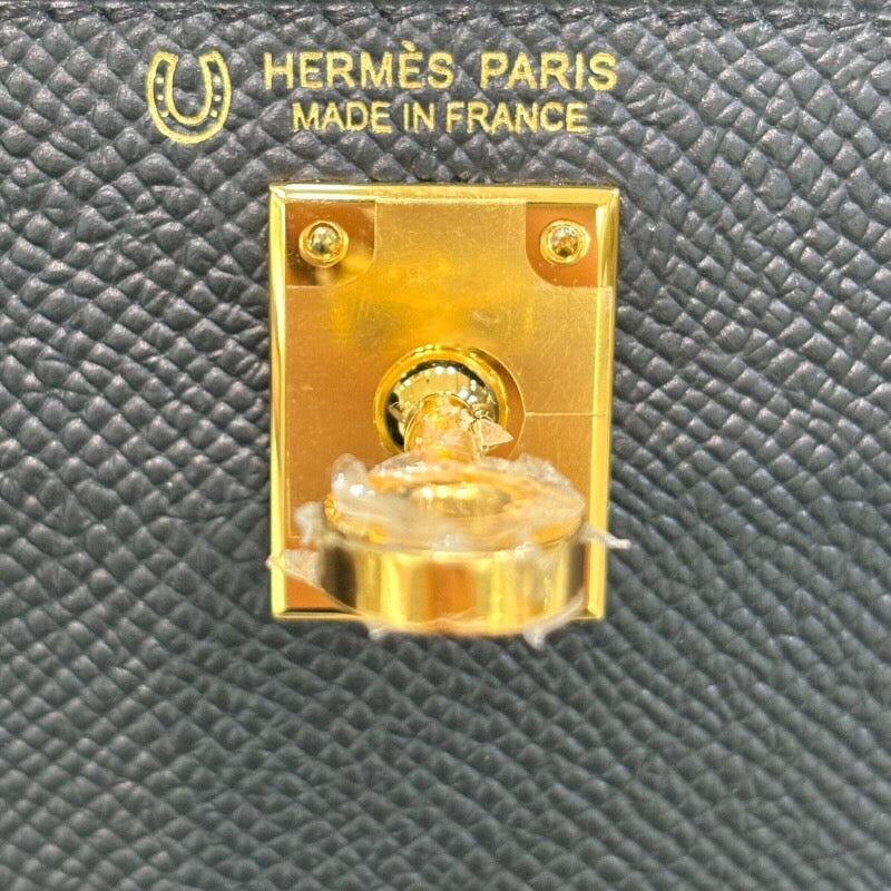 エルメス HERMES ミニケリー2 SPO W刻印　(2024年製) ブラック×クレ×ゴールド金具 ヴォーエプソン レディース ショルダーバッグ