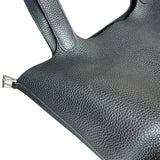 エルメス HERMES ピコタンロックMM C刻 ブラック　SV金具 トリヨン レディース ハンドバッグ