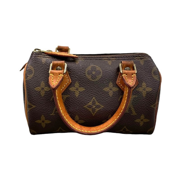 ルイ・ヴィトン LOUIS VUITTON ミニ スピーディ M41534 ブラウン モノグラム・キャンバス  レディース ボストンバッグ