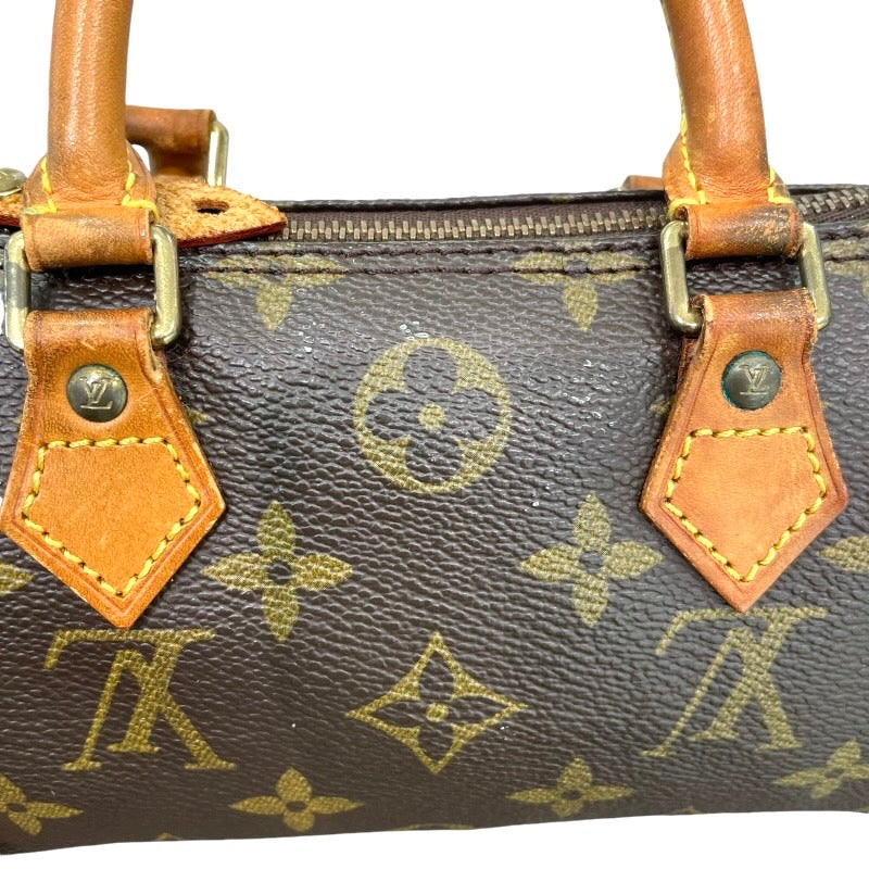 ルイ・ヴィトン LOUIS VUITTON ミニ スピーディ M41534 ブラウン モノグラム・キャンバス  レディース ボストンバッグ