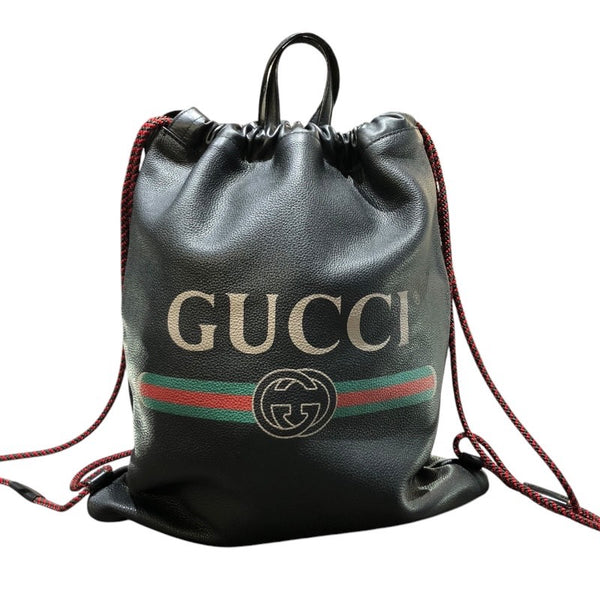 グッチ GUCCI ドローストリングバッグバック 516639 ブラック