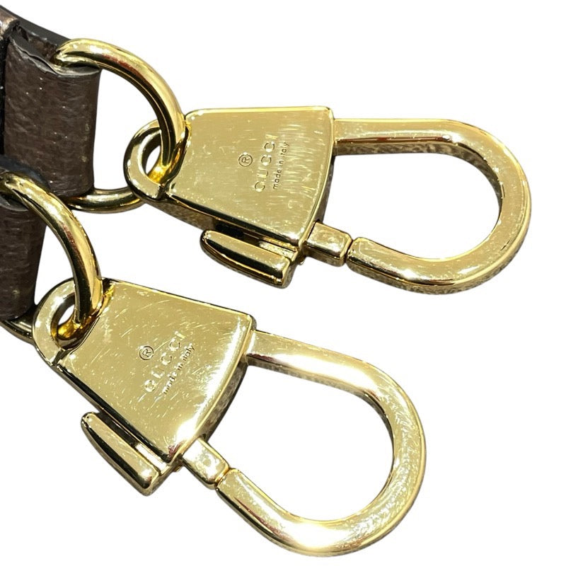 グッチ GUCCI ジャンボGGミニトートバッグ 699406 ブラウン　GD金具 GGキャンパス ユニセックス ショルダーバッグ
