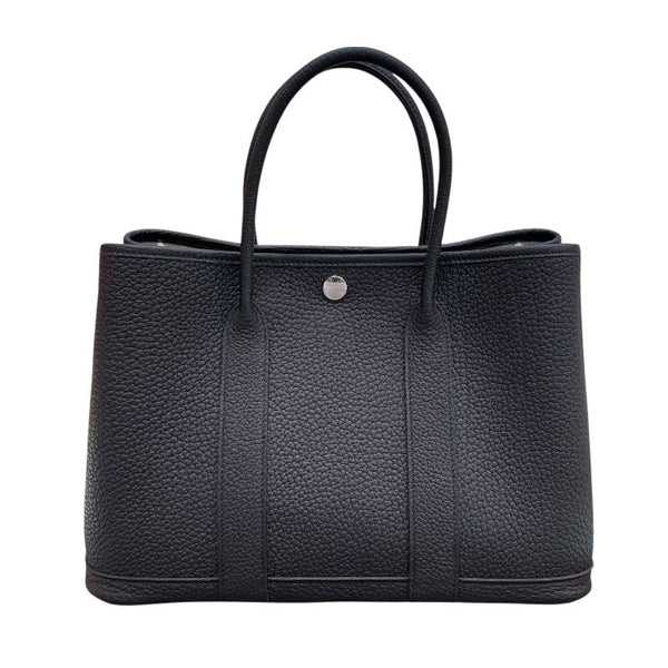 エルメス HERMES ガーデンパーティTPM W刻印 ブラック ネゴンダ レディース ハンドバッグ