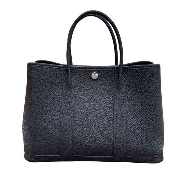 エルメス HERMES ガーデンパーティTPM W刻印 ブラック ネゴンダ レディース ハンドバッグ